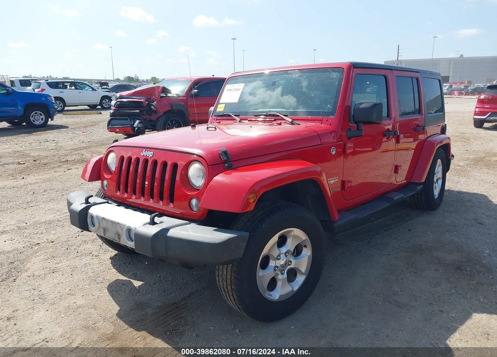 2014 JEEP WRANGLER UNLIMITED SAHARA VIN: 1C4BJWEG8EL186312