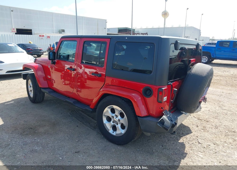 2014 JEEP WRANGLER UNLIMITED SAHARA VIN: 1C4BJWEG8EL186312