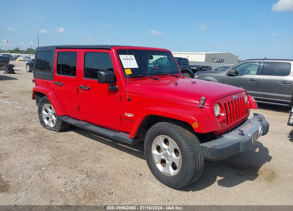 2014 JEEP WRANGLER UNLIMITED SAHARA VIN: 1C4BJWEG8EL186312