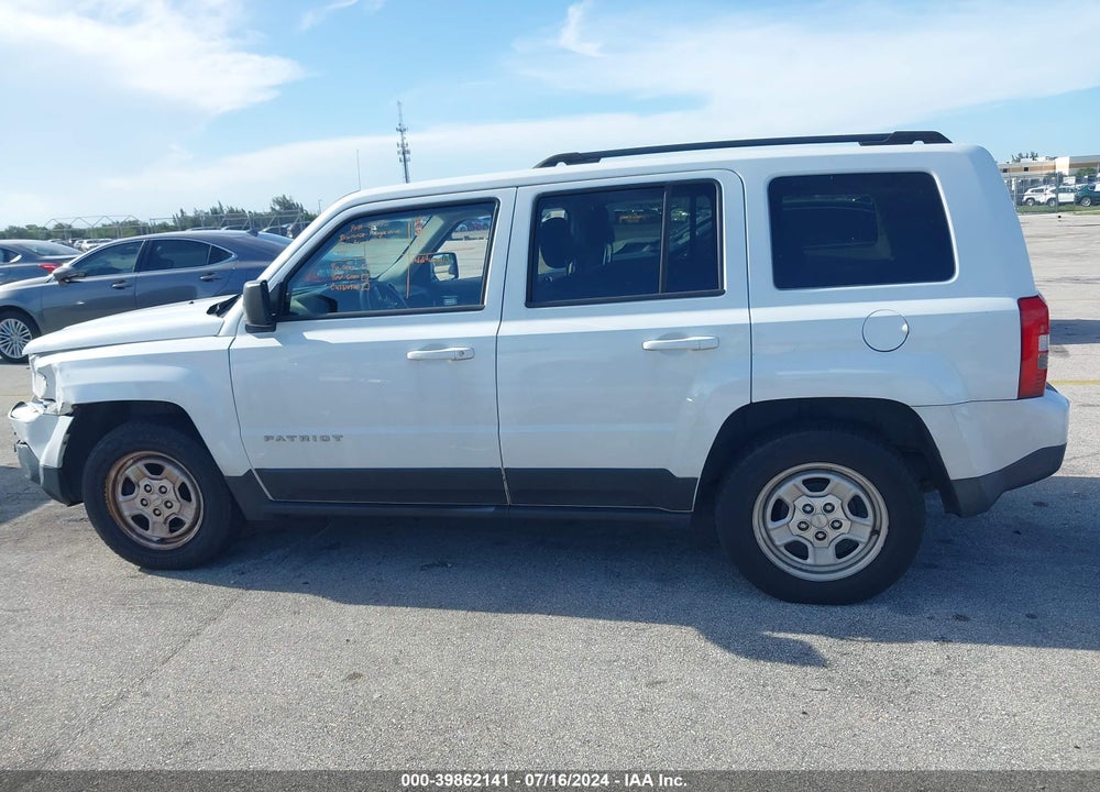 2016 JEEP PATRIOT SPORT VIN: 1C4NJPBB1GD583546
