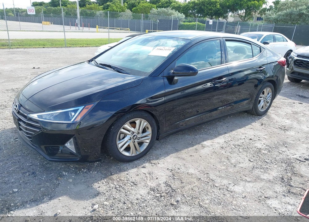 2019 HYUNDAI ELANTRA SEL VIN: 5NPD84LF9KH418886