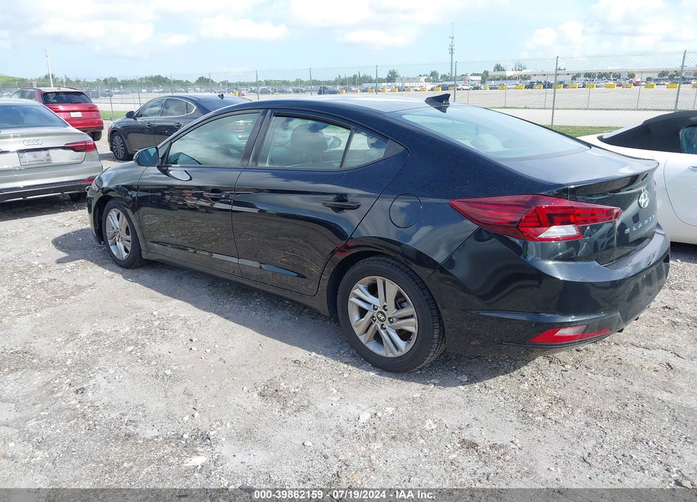 2019 HYUNDAI ELANTRA SEL VIN: 5NPD84LF9KH418886