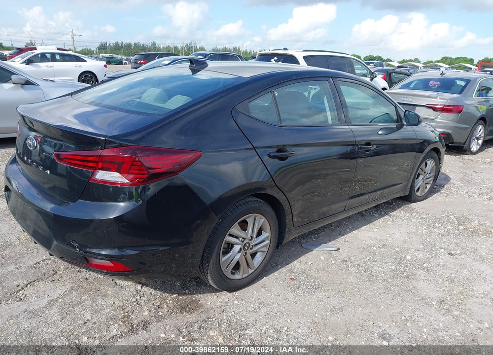 2019 HYUNDAI ELANTRA SEL VIN: 5NPD84LF9KH418886