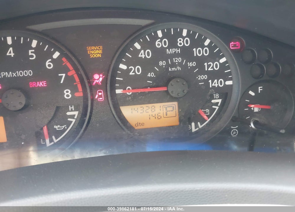 2005 NISSAN FRONTIER LE VIN: 1N6AD07W15C424194