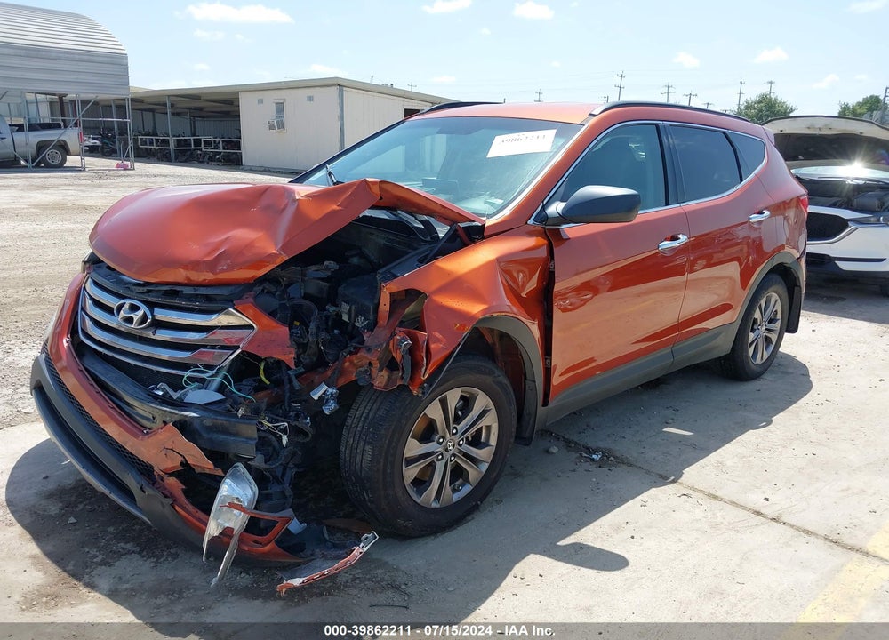 2013 HYUNDAI SANTA FE VIN: 5XYZU3LB9DG047229