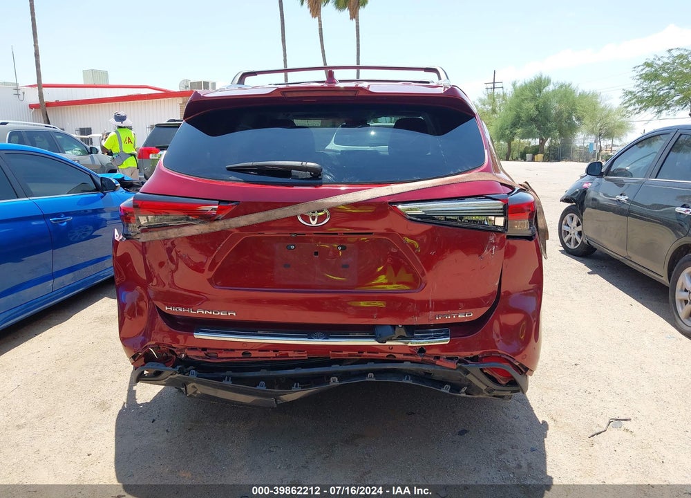 2021 TOYOTA HIGHLANDER LIMITED VIN: 5TDYZRAH5MS075457