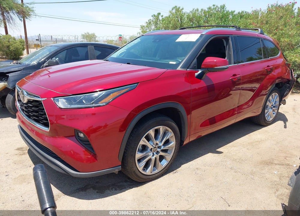 2021 TOYOTA HIGHLANDER LIMITED VIN: 5TDYZRAH5MS075457