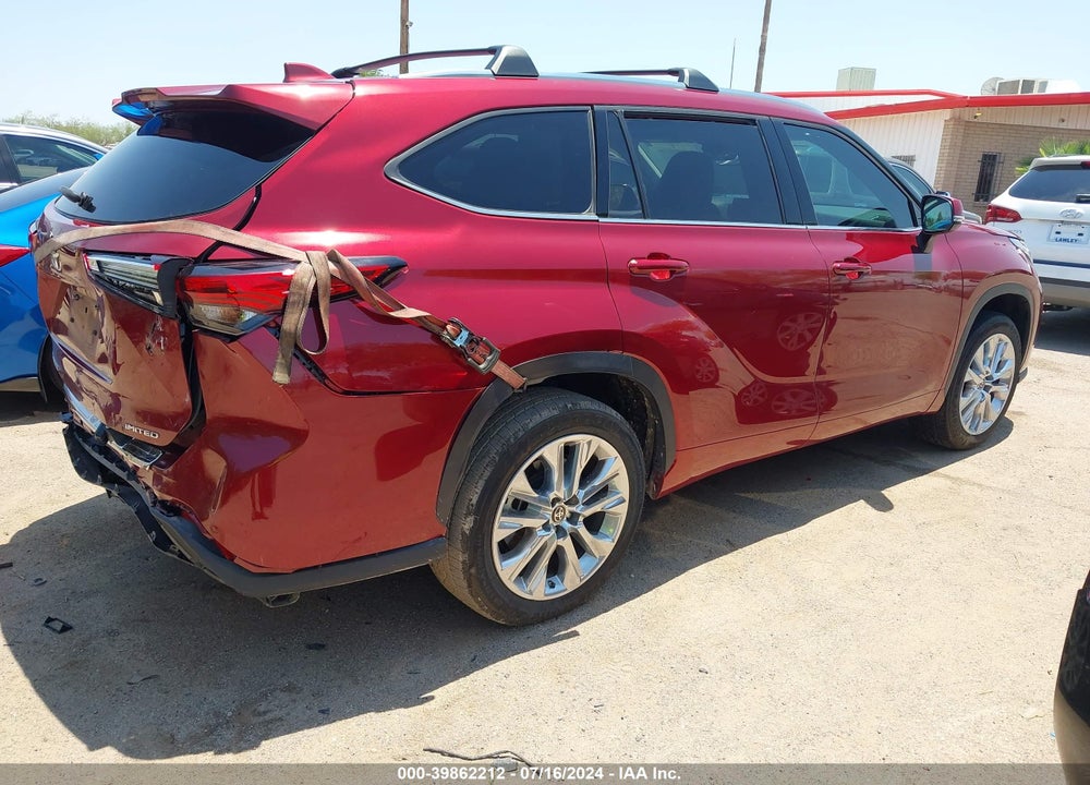 2021 TOYOTA HIGHLANDER LIMITED VIN: 5TDYZRAH5MS075457