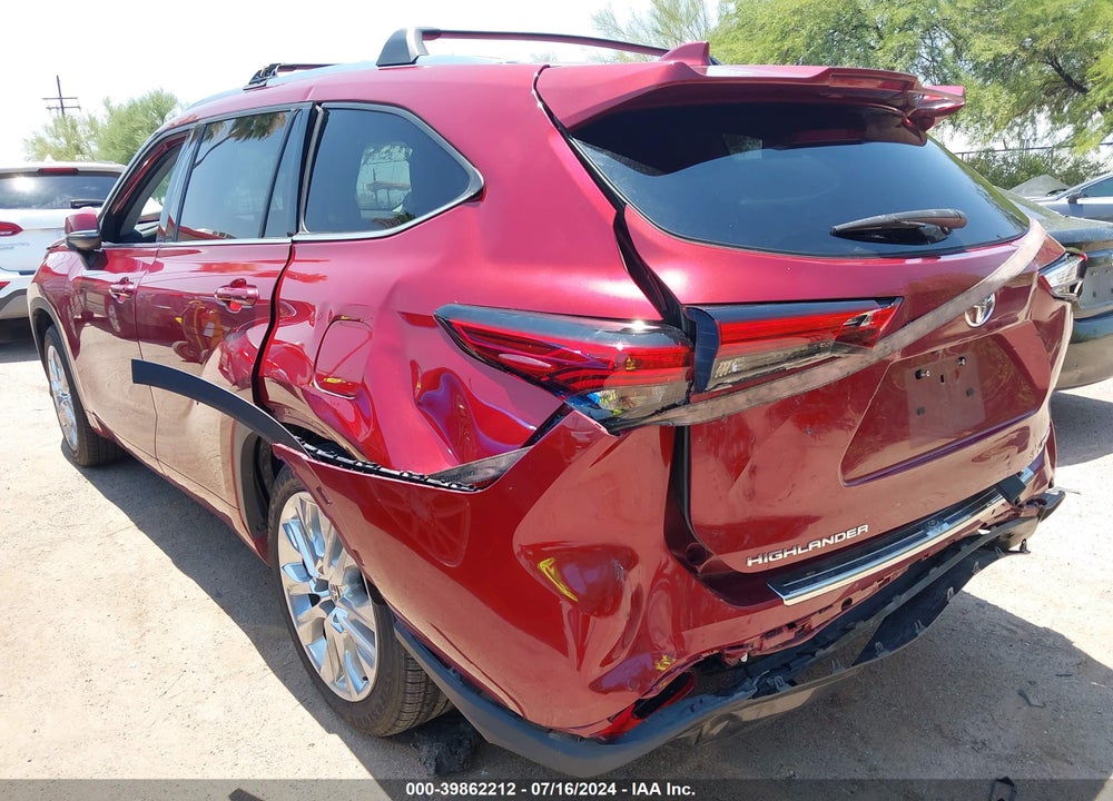 2021 TOYOTA HIGHLANDER LIMITED VIN: 5TDYZRAH5MS075457