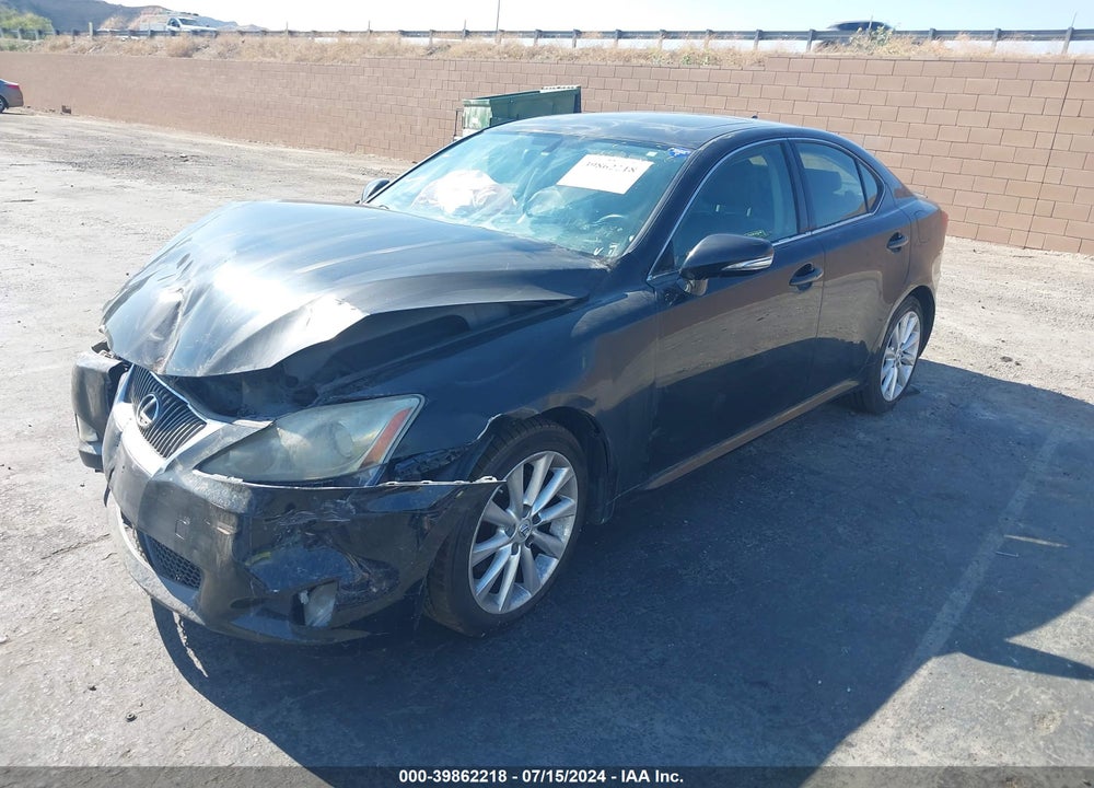 2009 LEXUS IS 250 VIN: JTHBK262395105282