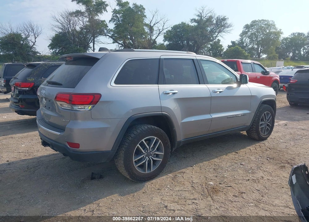 2021 CHEROKEE JEEP GRAND  LIMITED 4X4 VIN: 1C4RJFBG9MC628371