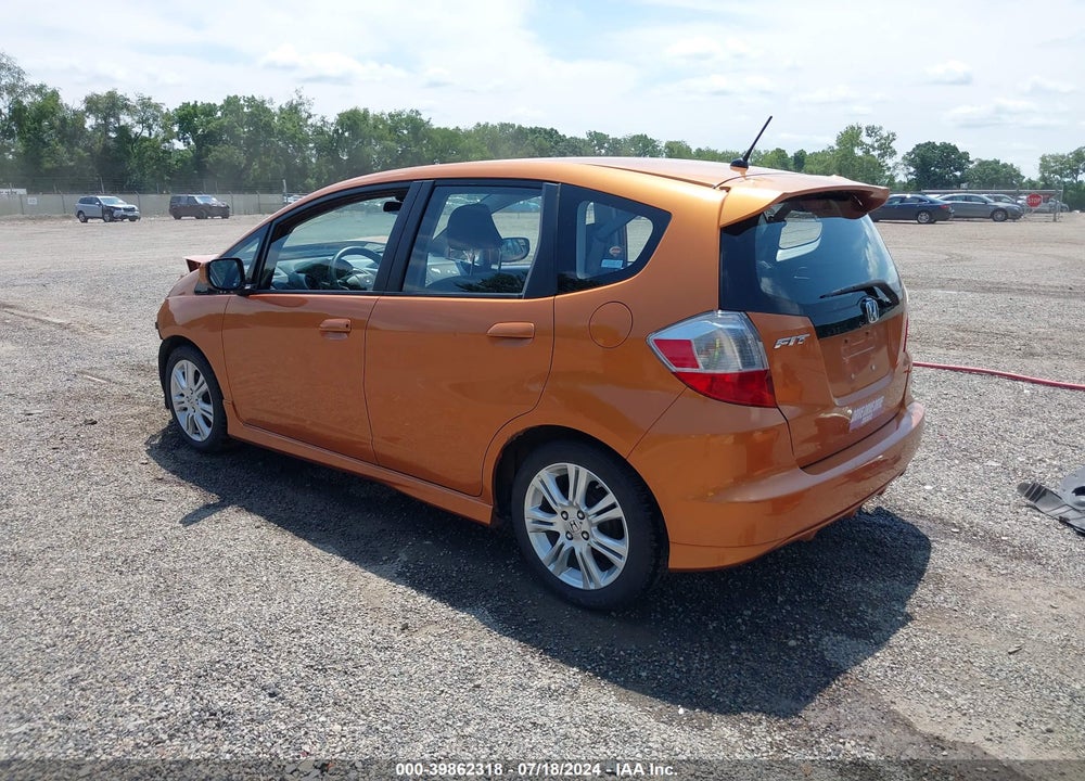 2009 HONDA FIT SPORT VIN: JHMGE88429S050792