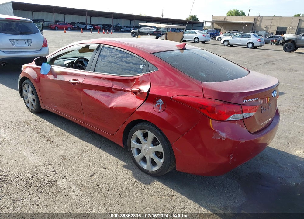 2011 HYUNDAI ELANTRA LIMITED (ULSAN PLANT) VIN: KMHDH4AE9BU156573