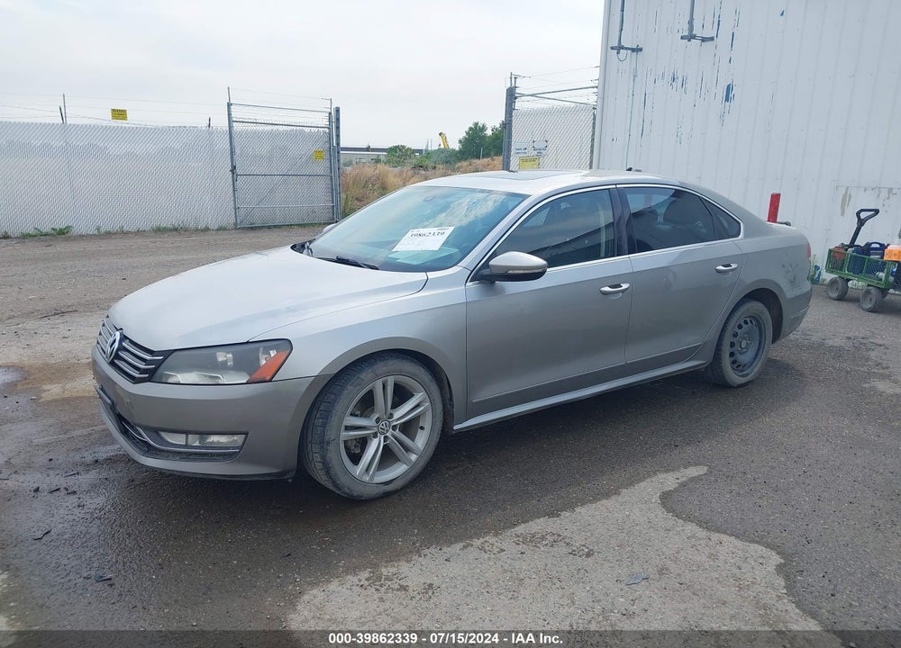 2012 VOLKSWAGEN PASSAT 2.0L TDI SEL PREMIUM VIN: 1VWCN7A37CC095849