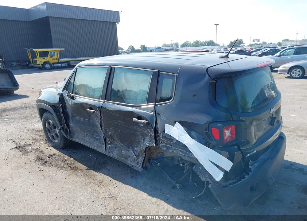 2016 JEEP RENEGADE SPORT VIN: ZACCJBAW6GPC74624