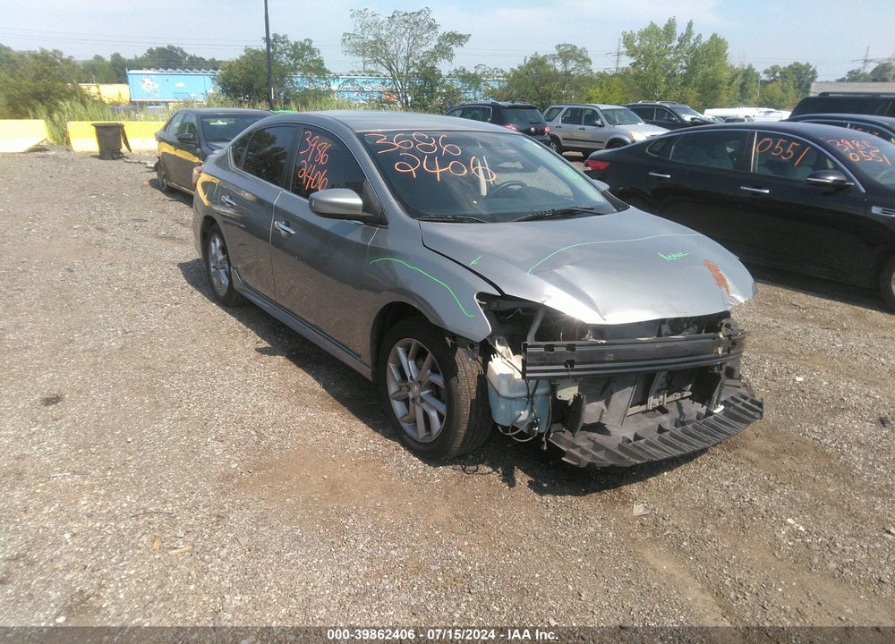 2013 NISSAN SENTRA SR VIN: 3N1AB7AP1DL762798