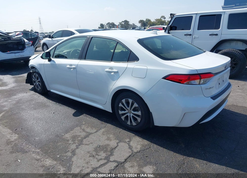 2022 TOYOTA COROLLA HYBRID LE VIN: JTDEAMDE8N3011415