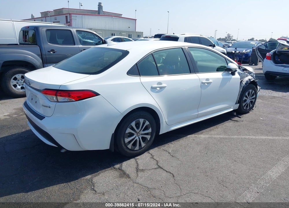 2022 TOYOTA COROLLA HYBRID LE VIN: JTDEAMDE8N3011415