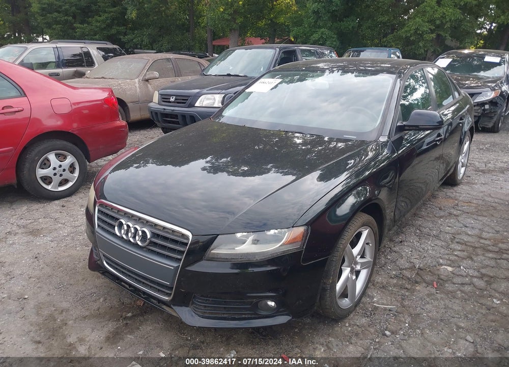 2009 AUDI A4 2.0T PREMIUM VIN: WAULF78K19N052681