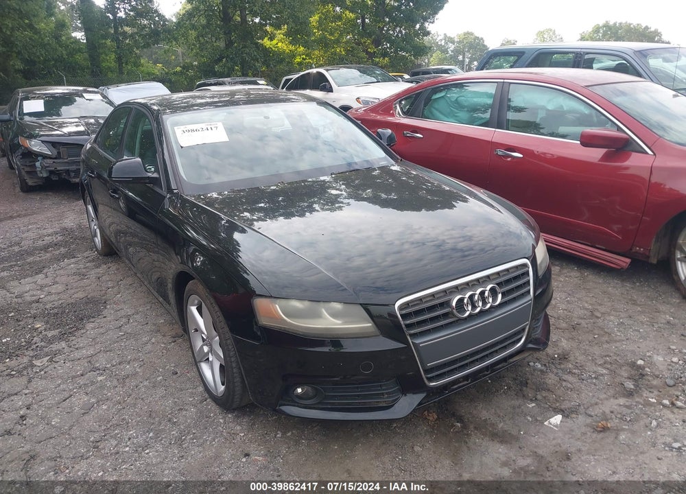 2009 AUDI A4 2.0T PREMIUM VIN: WAULF78K19N052681
