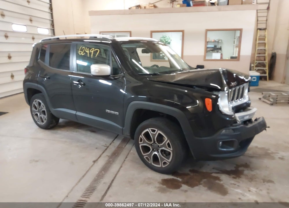 2016 JEEP RENEGADE LIMITED VIN: ZACCJBDT5GPD27816