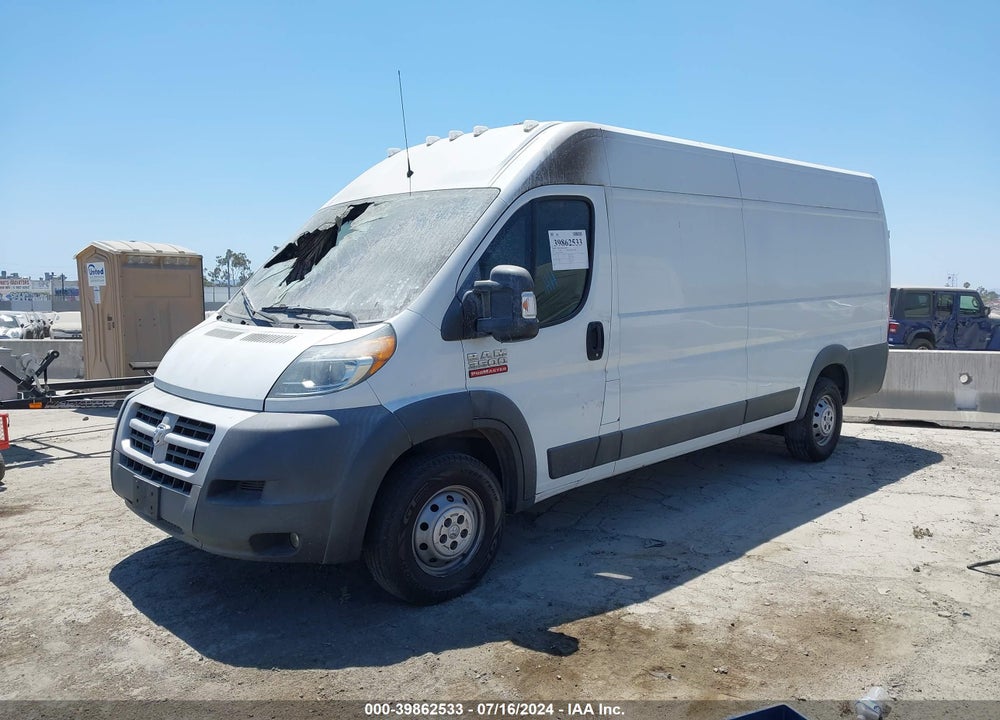 2015 RAM PROMASTER 3500 HIGH ROOF VIN: 3C6URVJDXFE508098