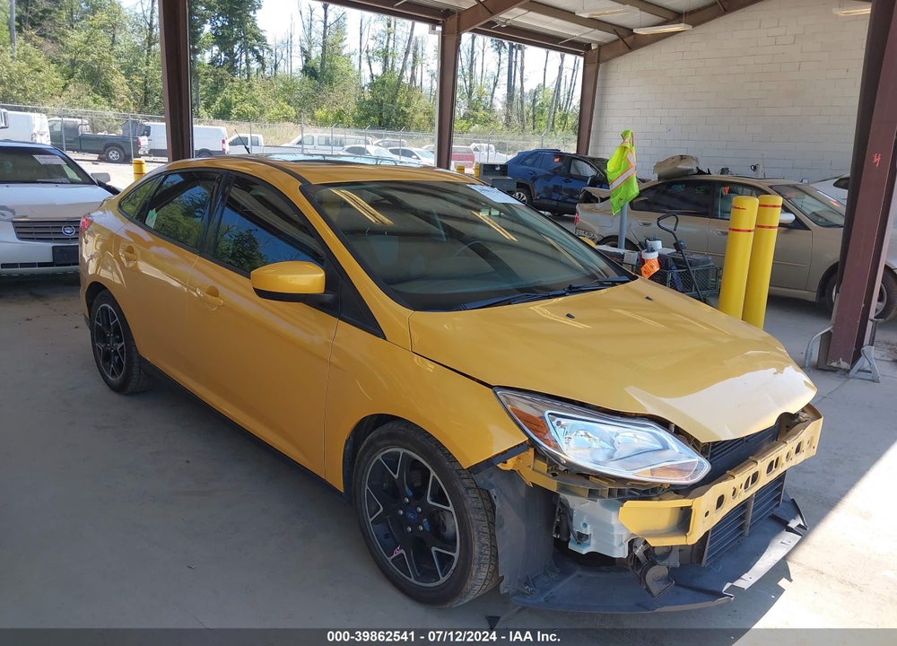 2012 FORD FOCUS SE VIN: 1FAHP3F22CL287259