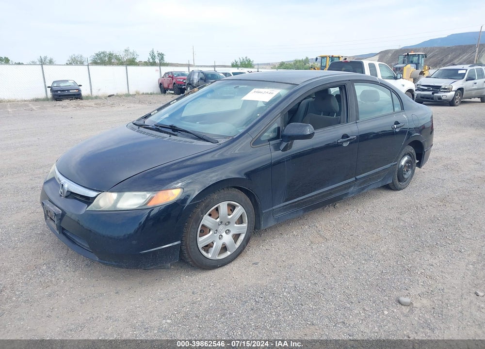 2008 HONDA CIVIC LX VIN: 1HGFA165X8L006111
