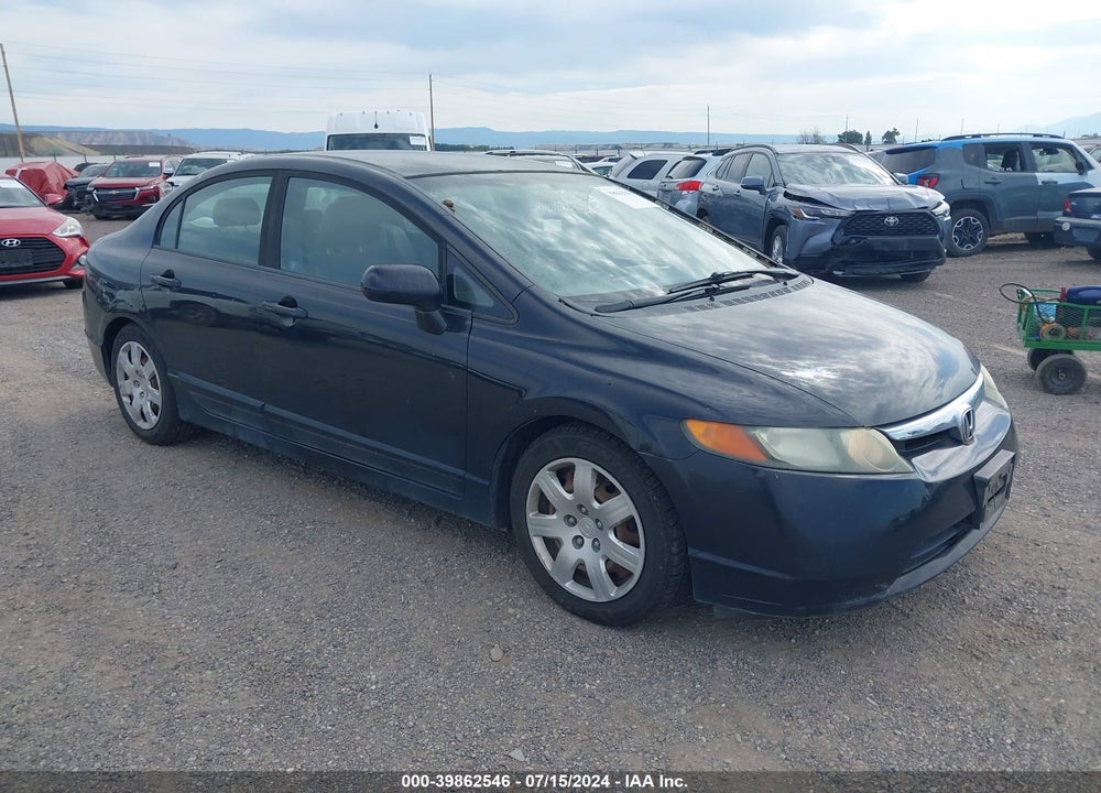 2008 HONDA CIVIC LX VIN: 1HGFA165X8L006111