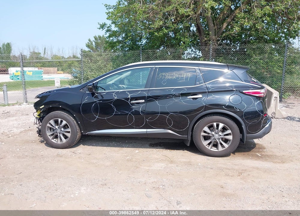 2015 NISSAN MURANO SL VIN: 5N1AZ2MHXFN215947