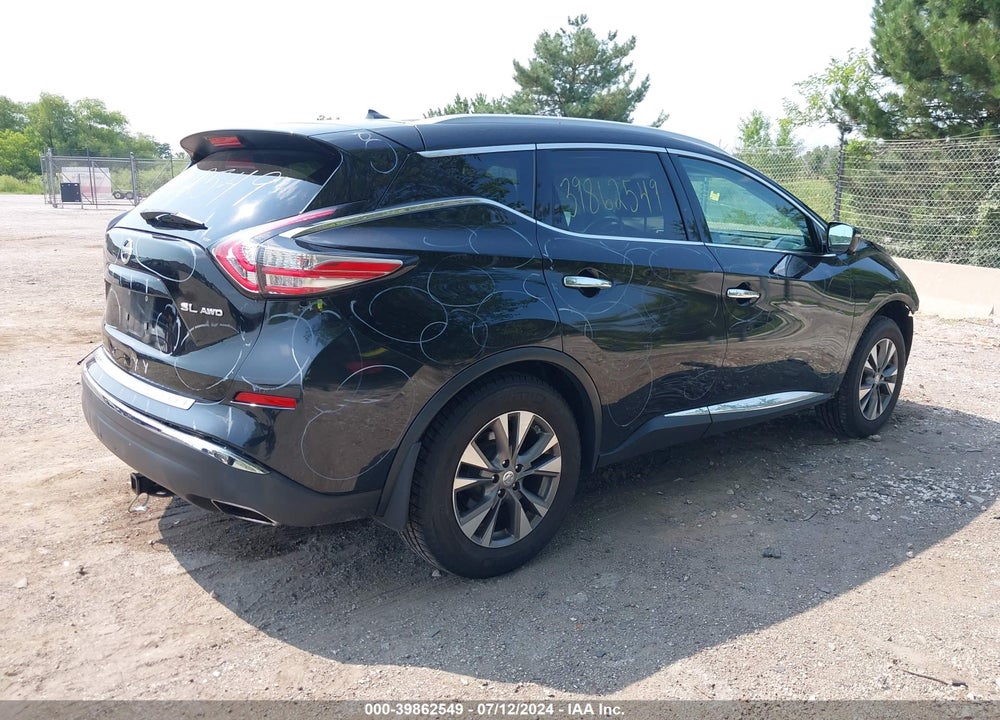 2015 NISSAN MURANO SL VIN: 5N1AZ2MHXFN215947