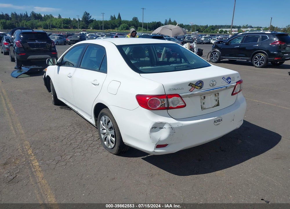 2011 TOYOTA COROLLA LE VIN: 2T1BU4EE1BC628778