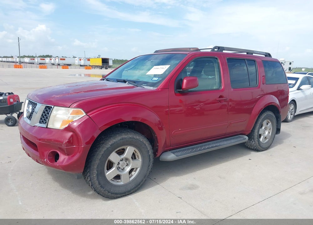 2007 NISSAN PATHFINDER VIN: 5N1AR18W47C642847