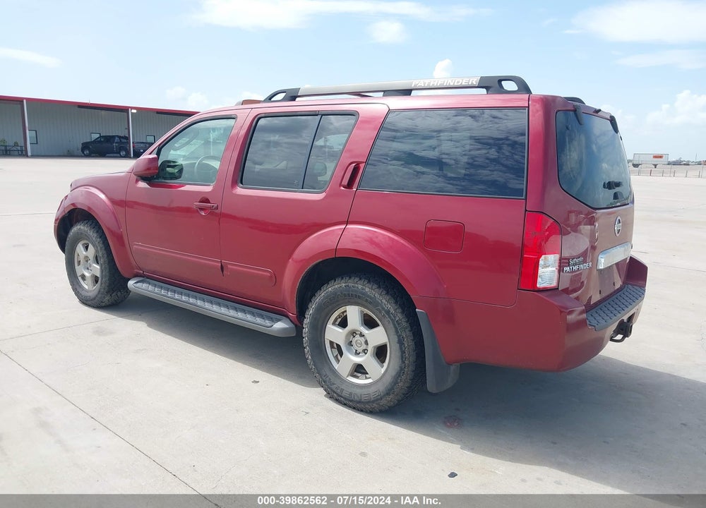 2007 NISSAN PATHFINDER VIN: 5N1AR18W47C642847