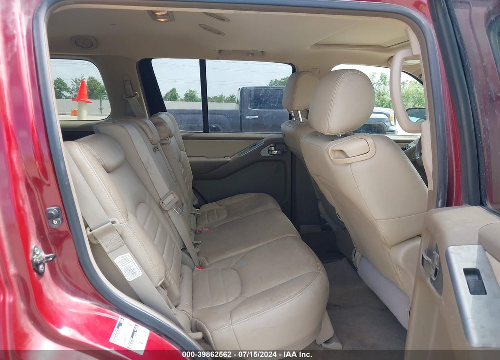 2007 NISSAN PATHFINDER VIN: 5N1AR18W47C642847