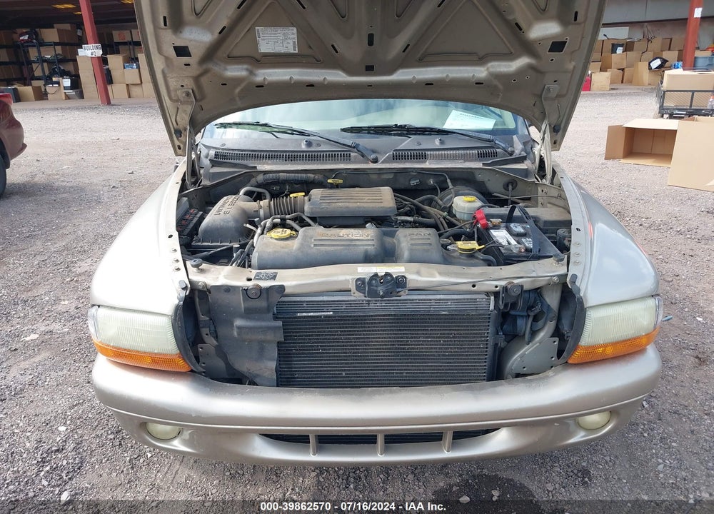 2002 DODGE DURANGO SLT VIN: 1B4HR48N22F219569