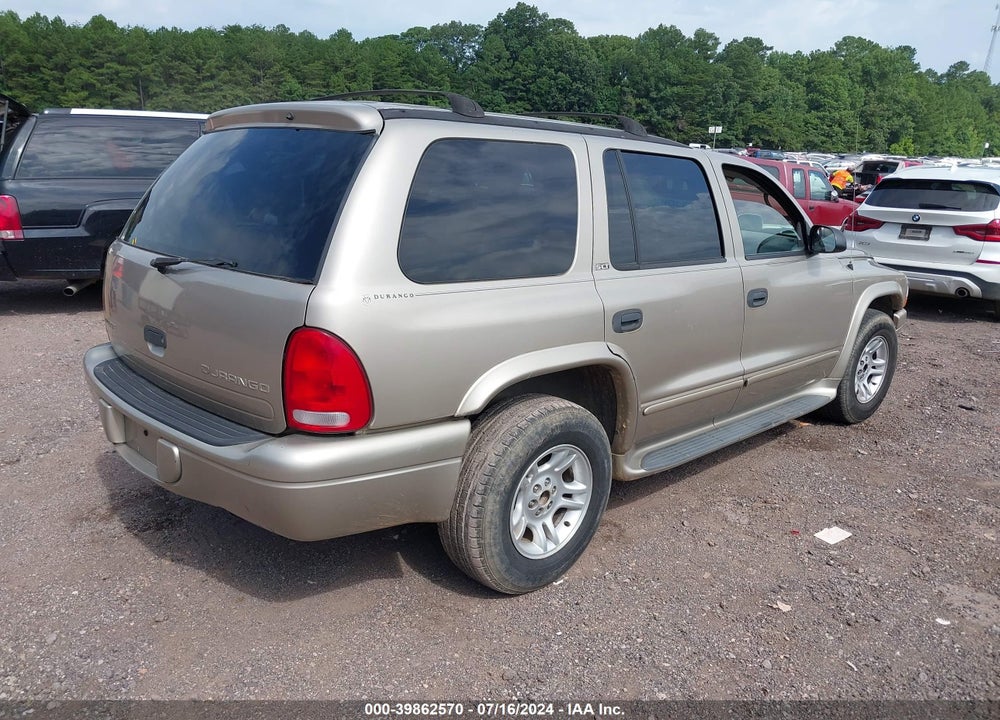 2002 DODGE DURANGO SLT VIN: 1B4HR48N22F219569
