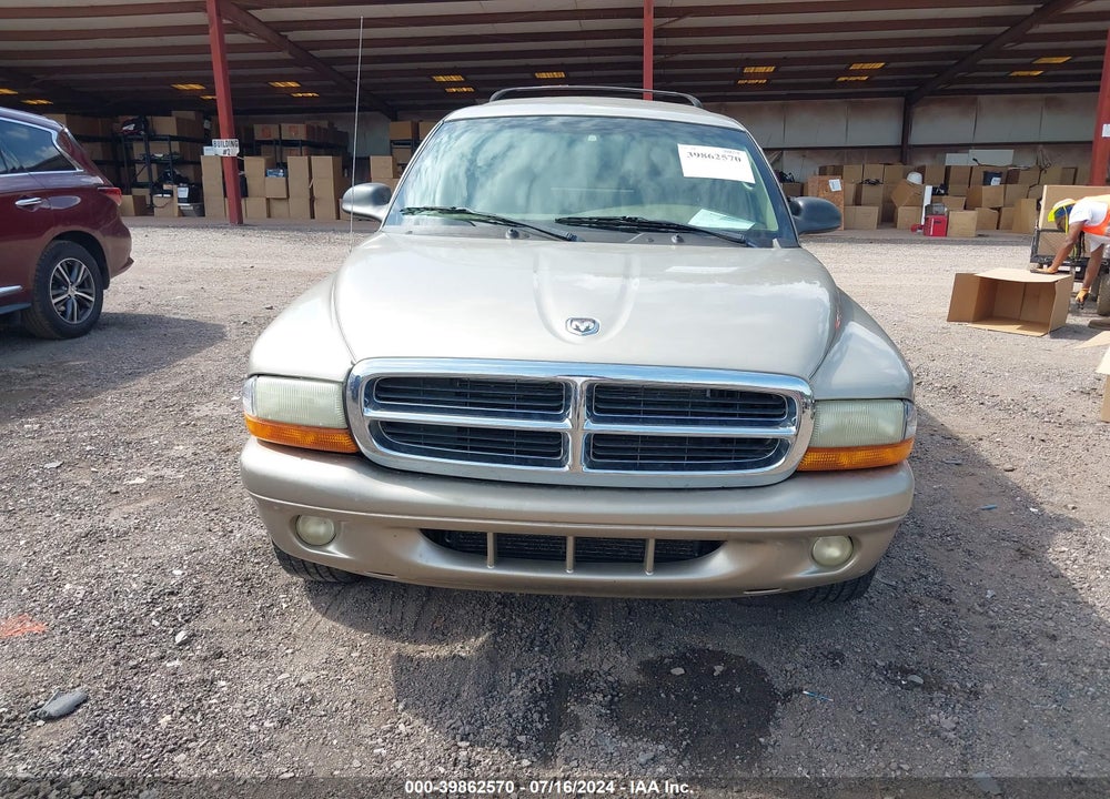 2002 DODGE DURANGO SLT VIN: 1B4HR48N22F219569