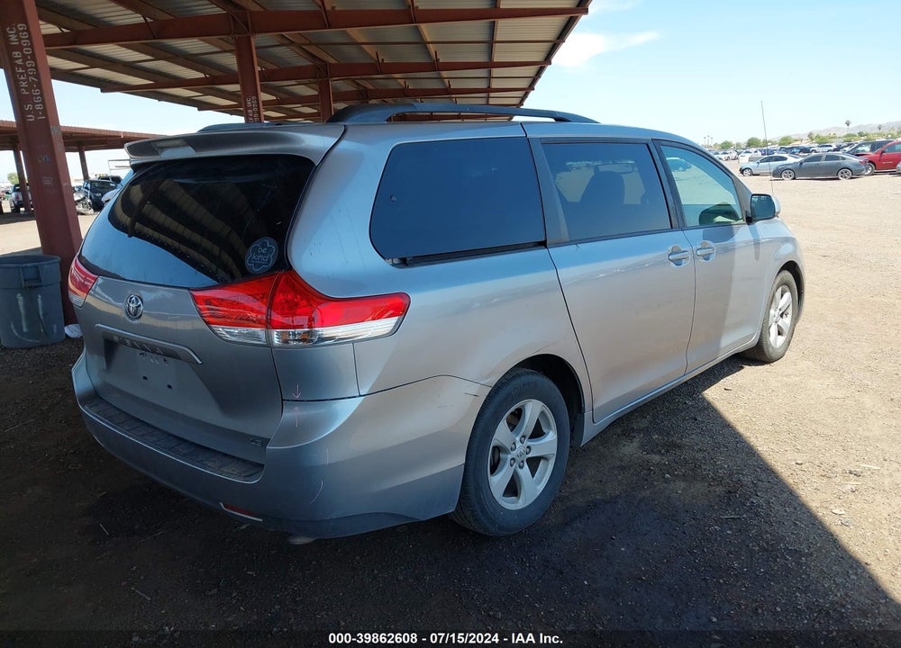 2011 TOYOTA SIENNA LE V6 VIN: 5TDKK3DCXBS150125