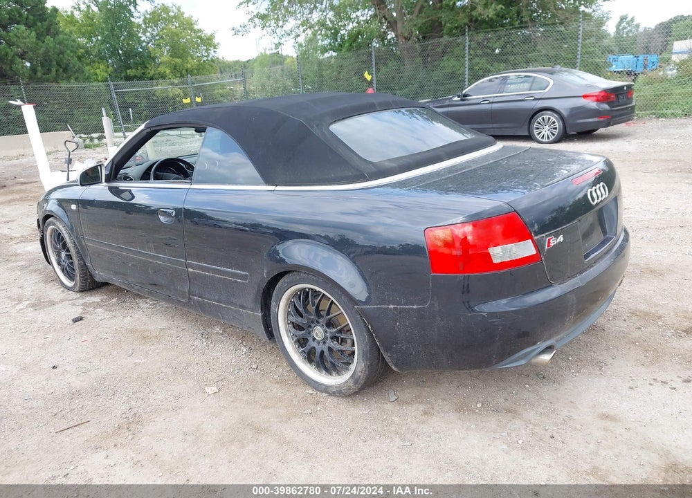 2005 AUDI S4 VIN: WUARL48HX5K900757