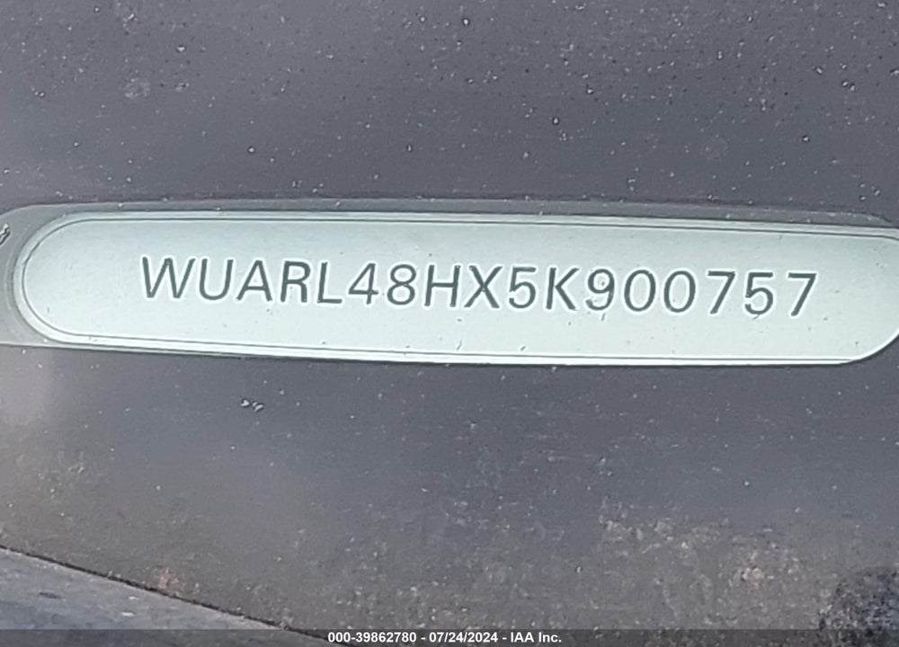 2005 AUDI S4 VIN: WUARL48HX5K900757