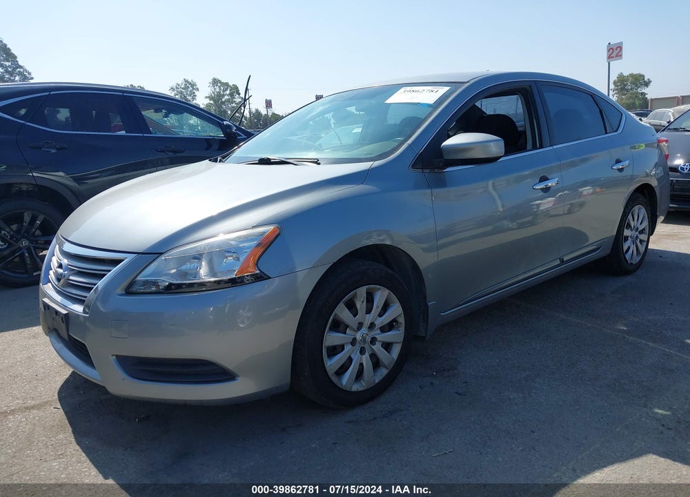 2014 NISSAN SENTRA SV VIN: 3N1AB7AP3EY310095