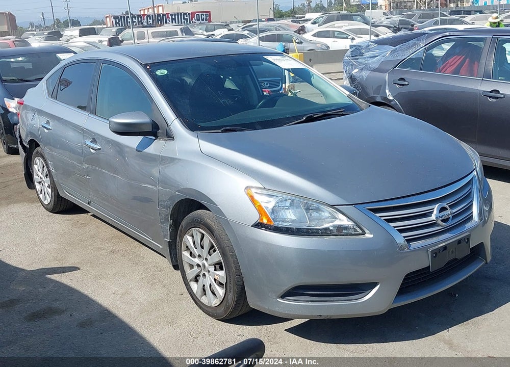 2014 NISSAN SENTRA SV VIN: 3N1AB7AP3EY310095