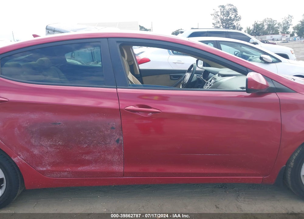 2013 HYUNDAI ELANTRA GLS VIN: KMHDH4AE6DU946917