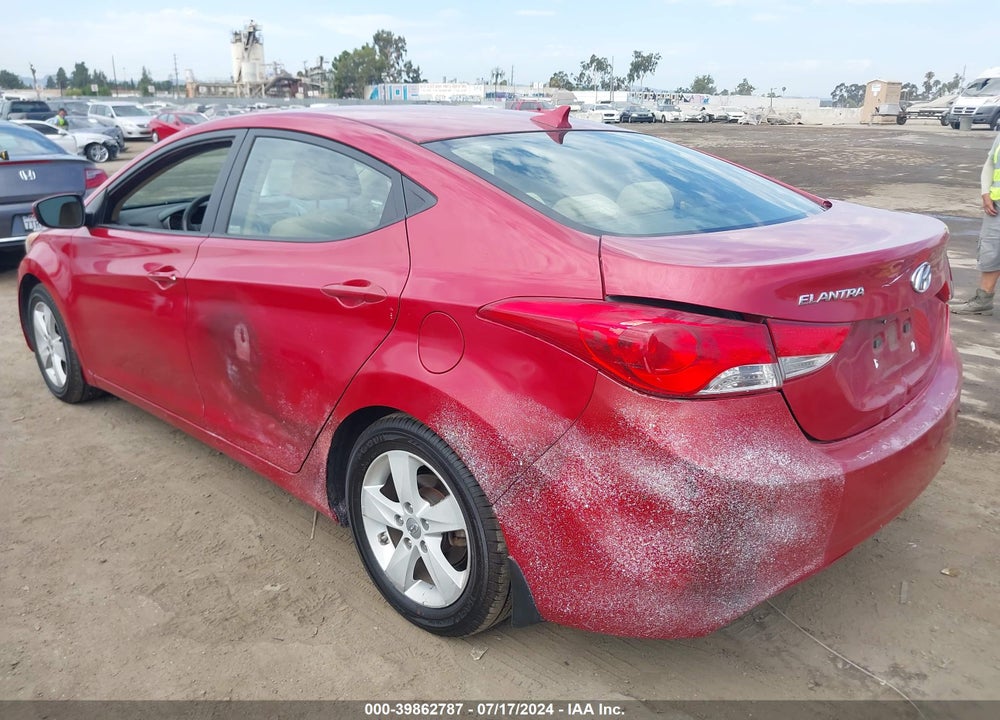 2013 HYUNDAI ELANTRA GLS VIN: KMHDH4AE6DU946917