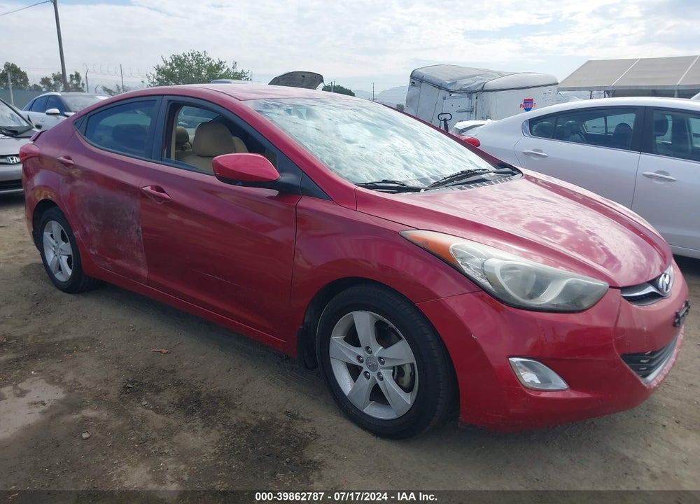 2013 HYUNDAI ELANTRA GLS VIN: KMHDH4AE6DU946917