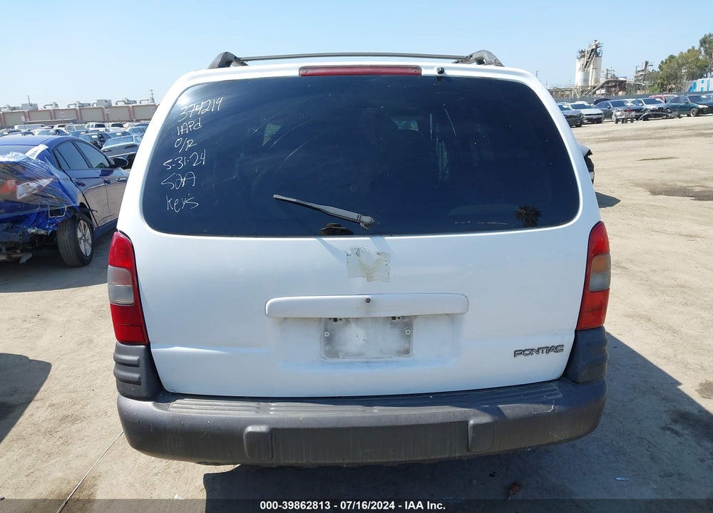 2003 PONTIAC MONTANA V16 VIN: 1GMDU23E93D165398