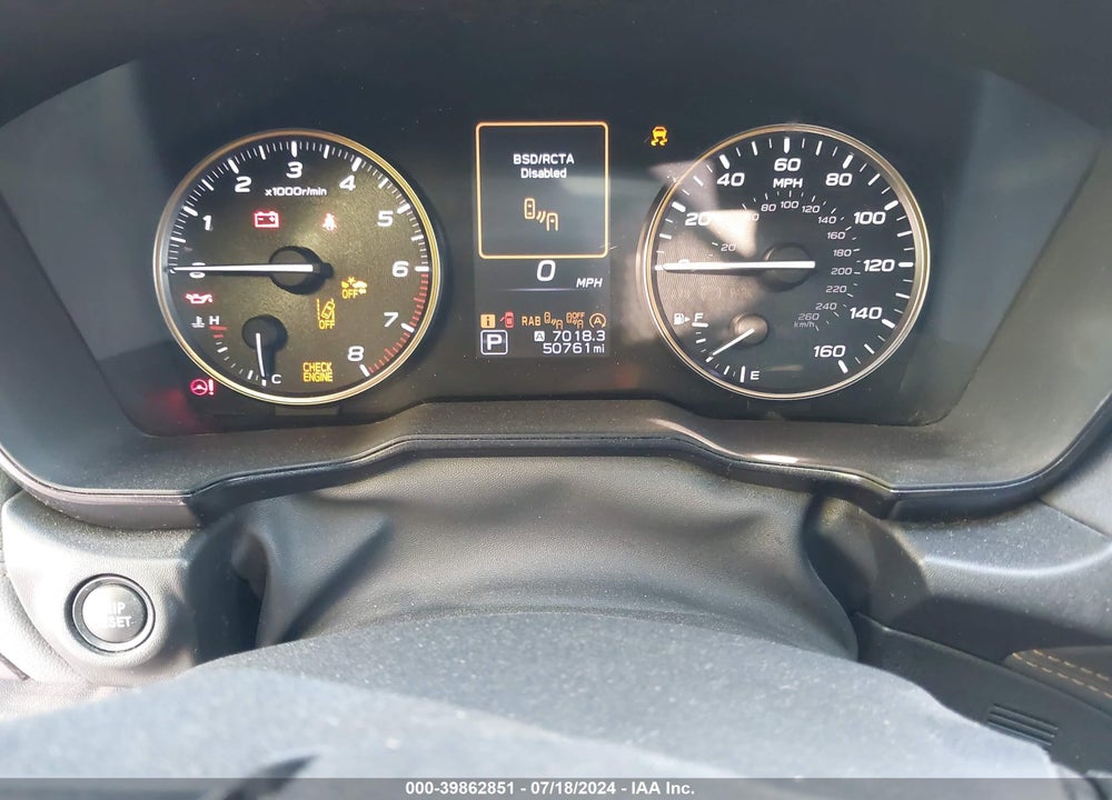 2022 SUBARU OUTBACK WILDERNESS VIN: 4S4BTGUD5N3116091