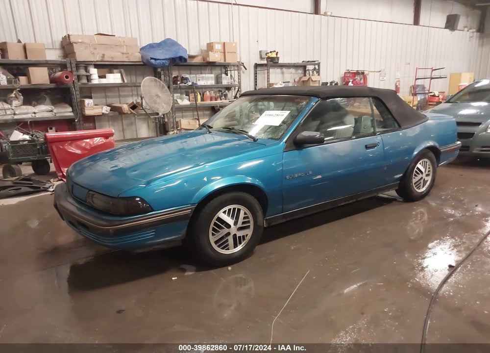 1991 PONTIAC SUNBIRD LE VIN: 1G2JB34K5M7625121