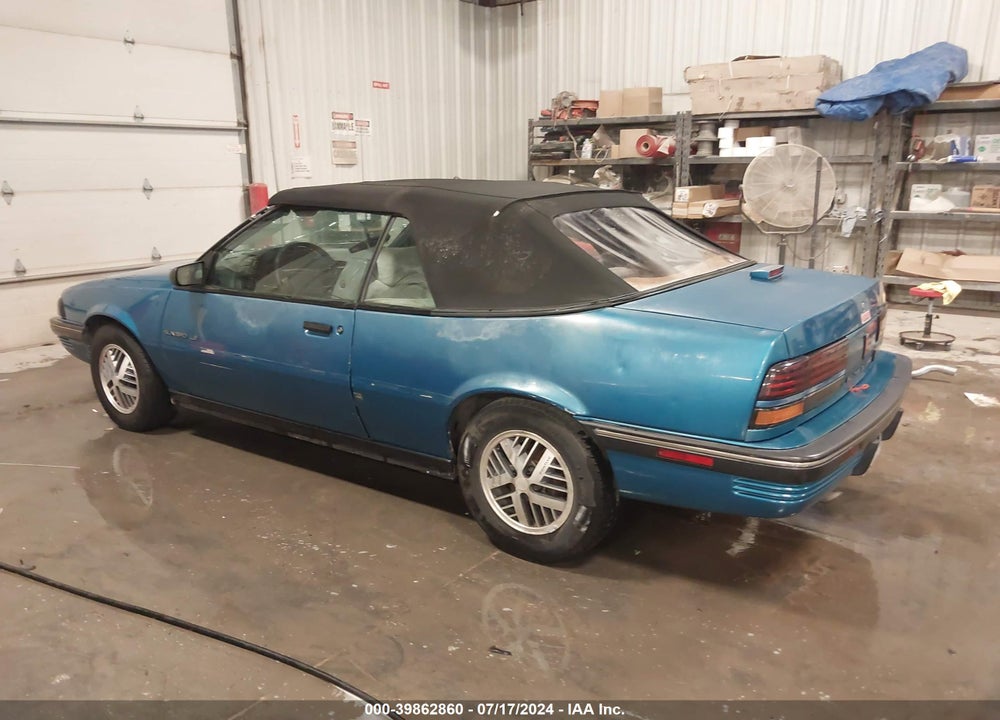 1991 PONTIAC SUNBIRD LE VIN: 1G2JB34K5M7625121